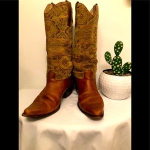 Boho/western cowboy boots